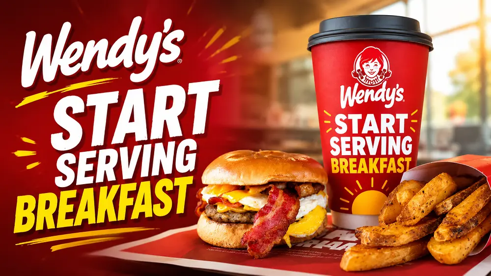 Wendy's Start Serving Breakfast