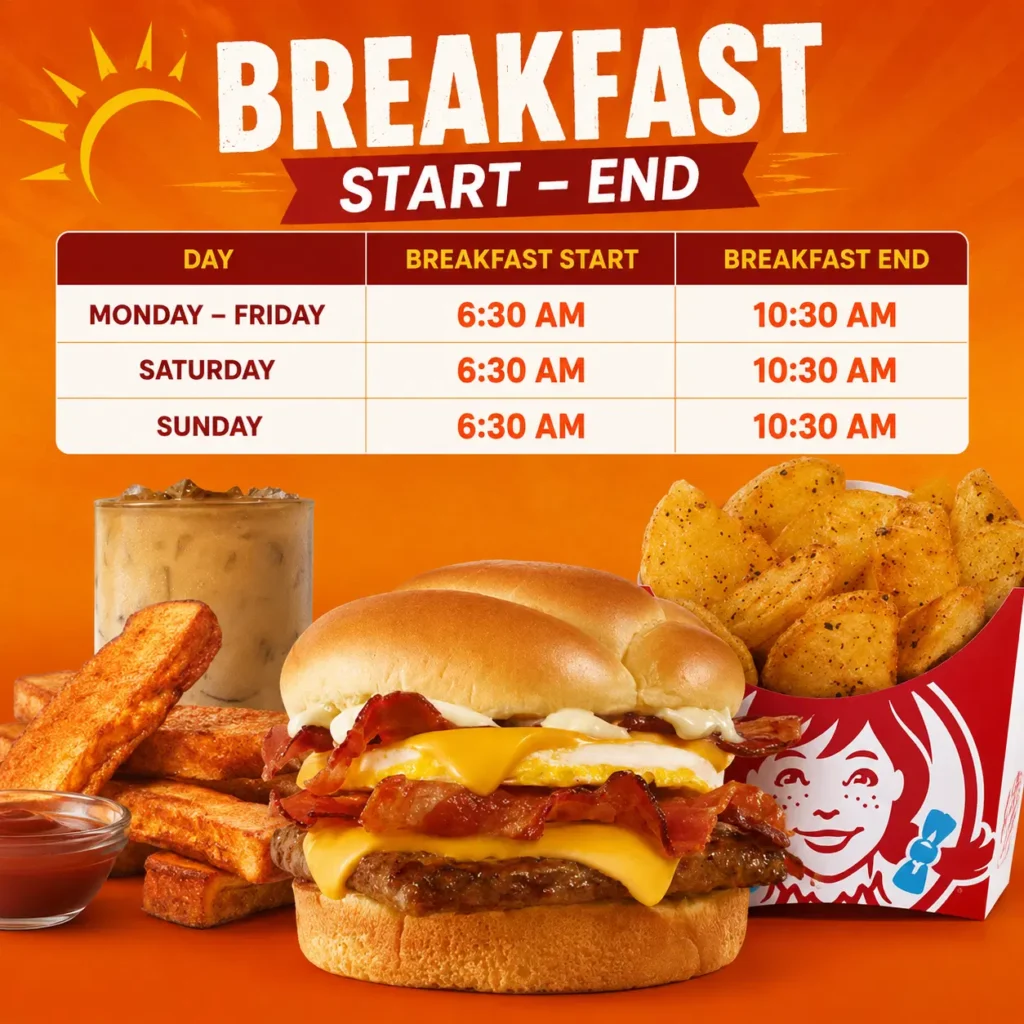 Wendy's Start Serving Breakfast